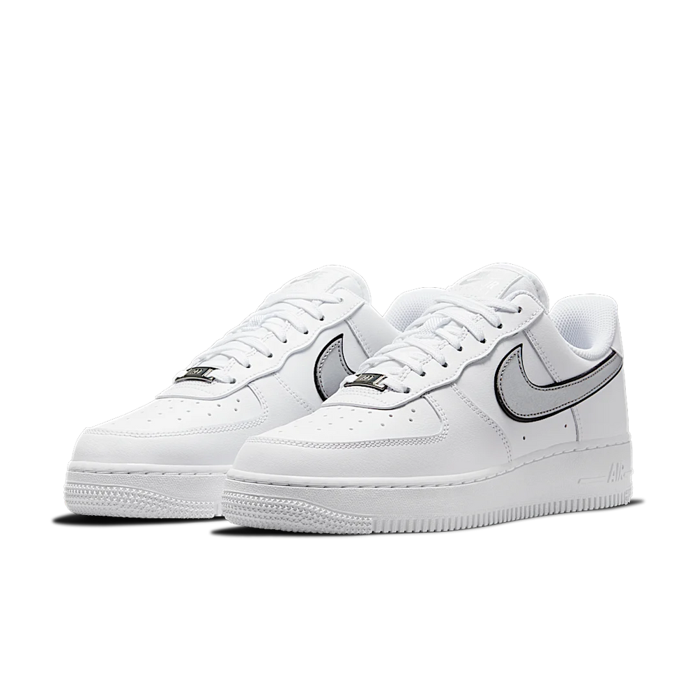 Nike Wmns Air Force 1 07 Essential White Metallic Silver-Nike-pikastore.cz