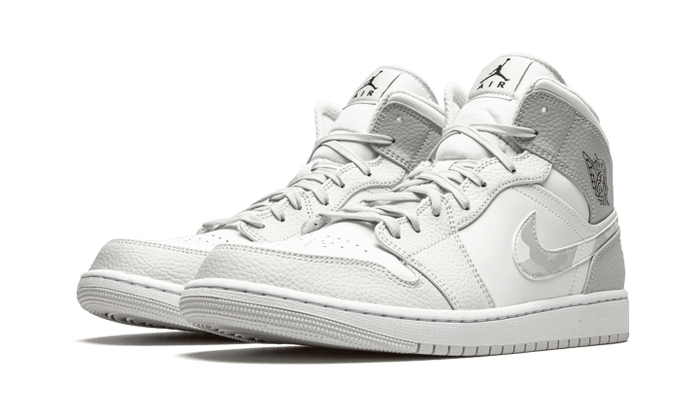 Nike Air Jordan 1 Mid SE GS Swoosh Logo - Grey Camo-Air Jordan-pikastore.cz