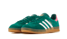 Adidas Gazelle Indoor Collegiate Green Lucid Pink (Women's)-sneakers-Adidas-pikastore.cz