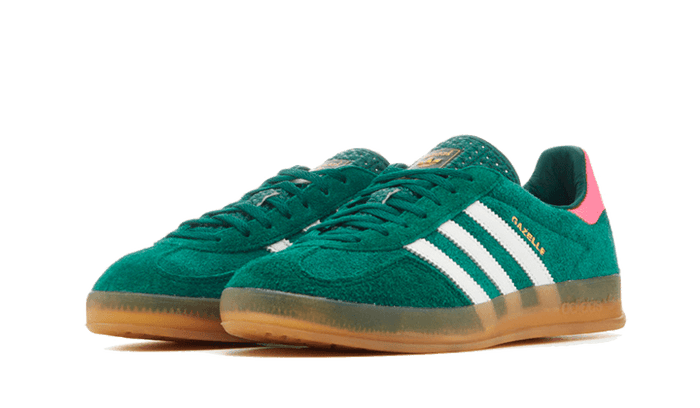Adidas Gazelle Indoor Collegiate Green Lucid Pink (Women's)-sneakers-Adidas-pikastore.cz