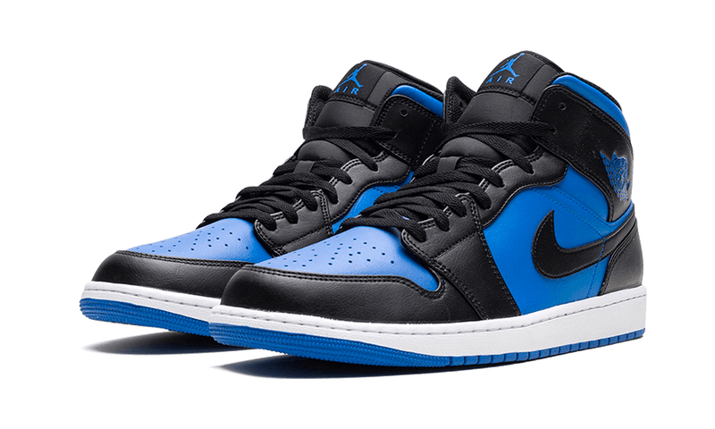 Nike Air Jordan 1 Mid GS Black Royal Blue-Air Jordan-pikastore.cz