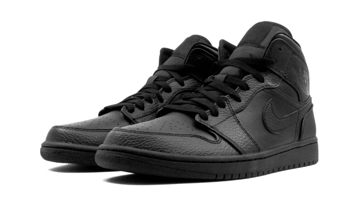 Nike Air Jordan 1 Mid Triple Black (2022)-sneakers-Air Jordan-pikastore.cz