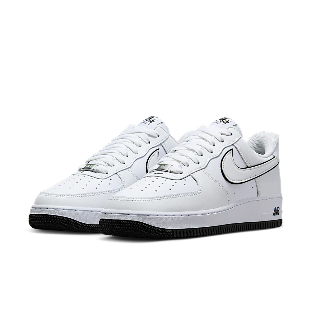 Nike Air Force 1 Low White Black Outline Swoosh-sneakers-Nike-pikastore.cz