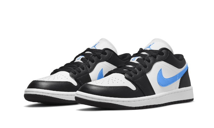 Nike Air Jordan 1 Low Black University Blue White (Women's)-sneakers-Air Jordan-pikastore.cz
