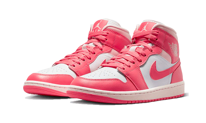 Nike Air Jordan 1 Mid Strawberries and Cream (Women's)-sneakers-Air Jordan-pikastore.cz