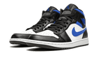 Nike Air Jordan 1 Mid White Black Racer Blue (GS)-sneakers-Air Jordan-pikastore.cz