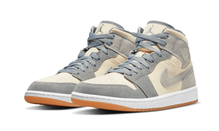Nike Air Jordan 1 Mid SE Coconut Milk Particle Grey-sneakers-Air Jordan-pikastore.cz