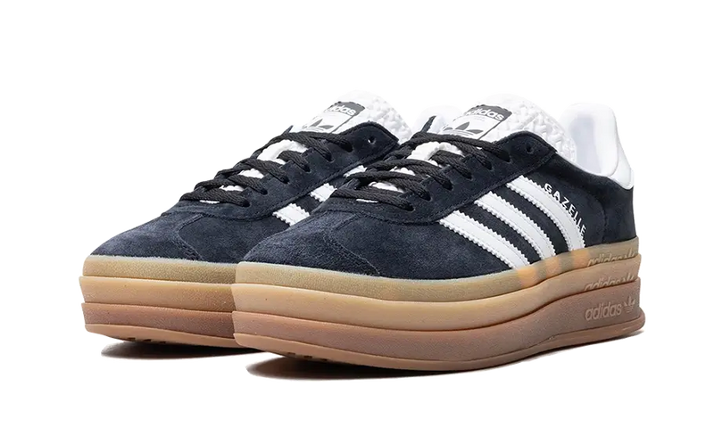 Adidas Gazelle Bold Black White Gum (Women's)-sneakers-Adidas-pikastore.cz