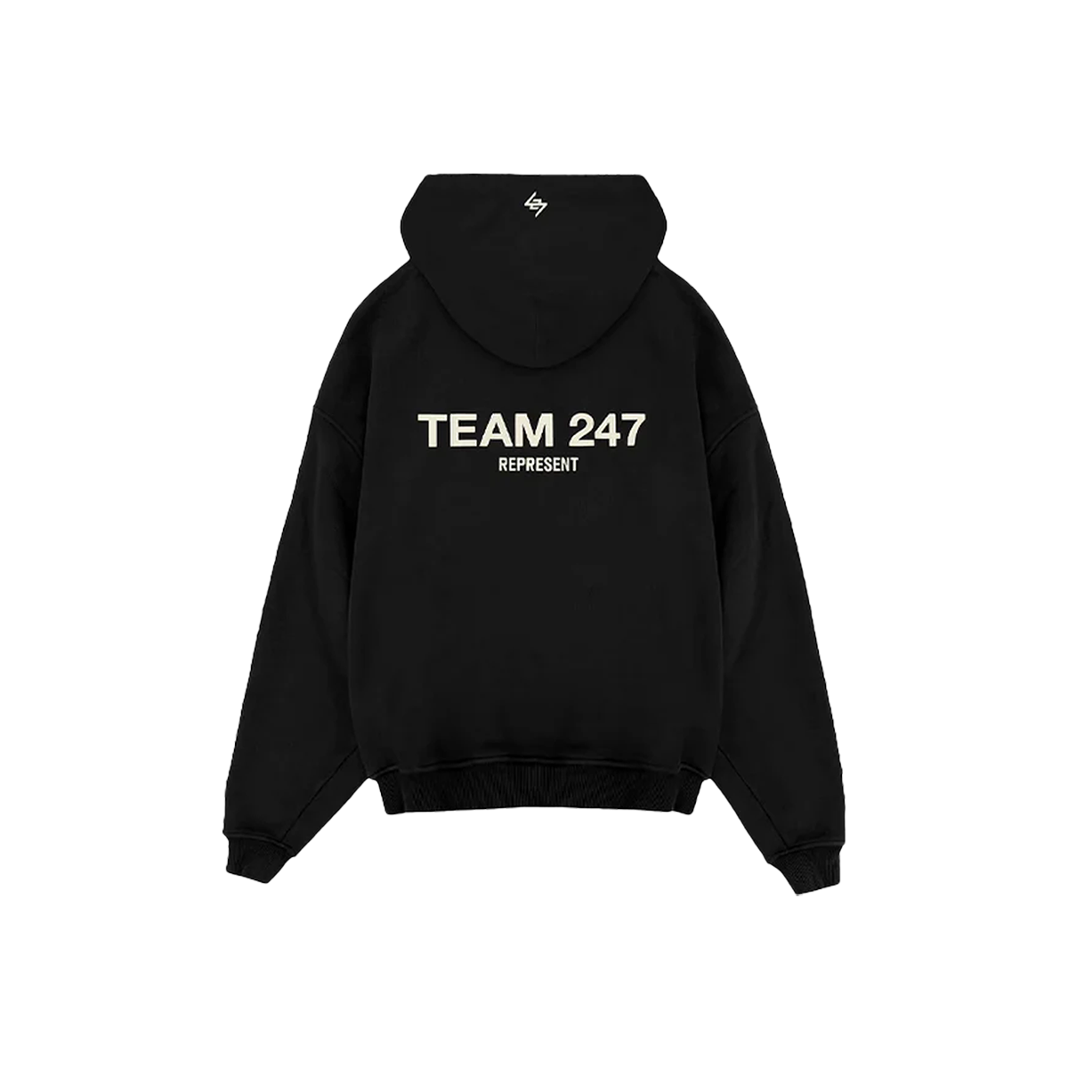 Represent Team 247 Oversized Hoodie Black-Represent-pikastore.cz