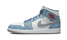 Nike Air Jordan 1 Mid SE French Blue Light Stel (GS)-sneakers-Air Jordan-pikastore.cz