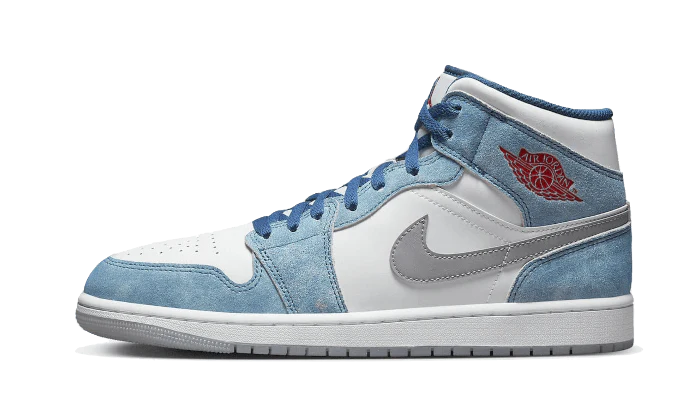 Nike Air Jordan 1 Mid SE French Blue Light Stel (GS)-sneakers-Air Jordan-pikastore.cz
