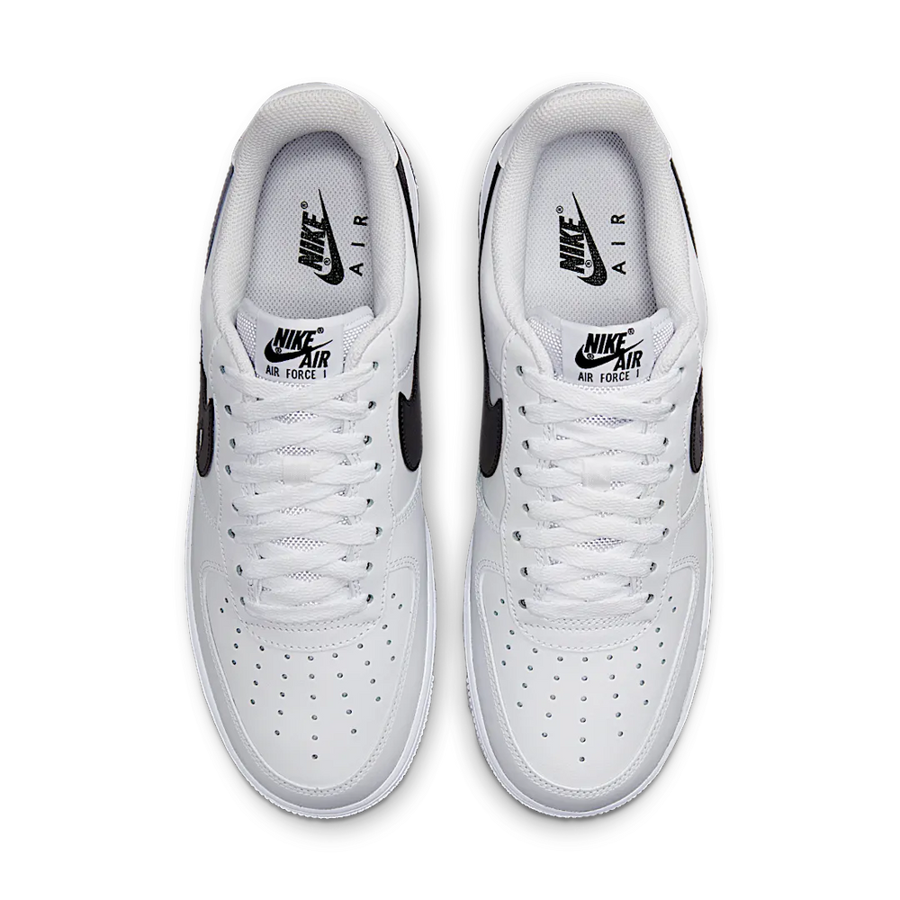 Nike Air Force 1 07 GS Cut Out Swoosh - White Black-Nike-pikastore.cz