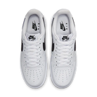 Nike Air Force 1 07 GS Cut Out Swoosh - White Black-Nike-pikastore.cz