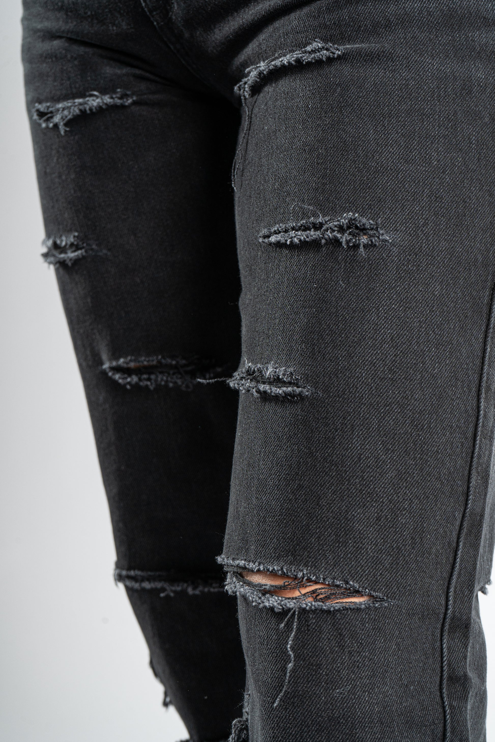 Custom WMNS Basic Distressed Jeans-Kalhoty-Custompantsprg-pikastore.cz