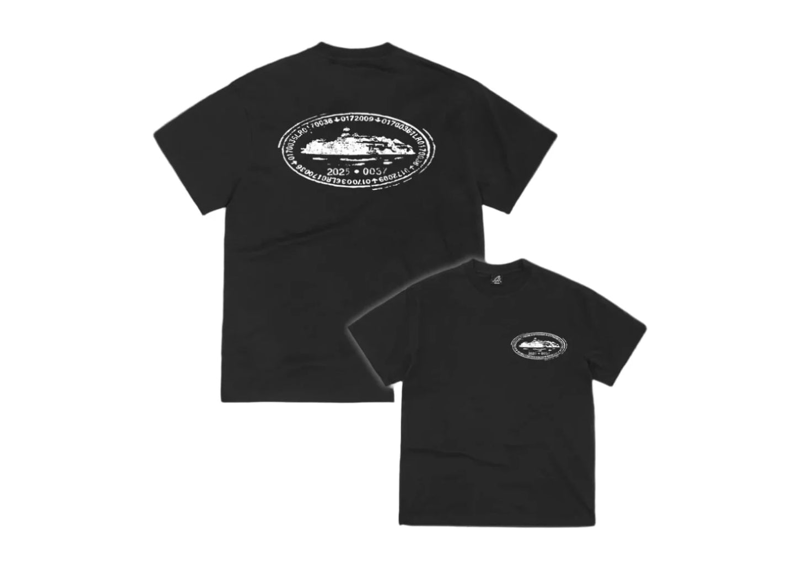 Corteiz Island Stamp Tee Black-Corteiz-pikastore.cz
