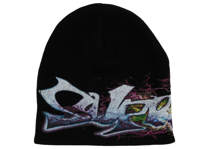 Supreme Tag Beanie (FW25) Black-Supreme-pikastore.cz