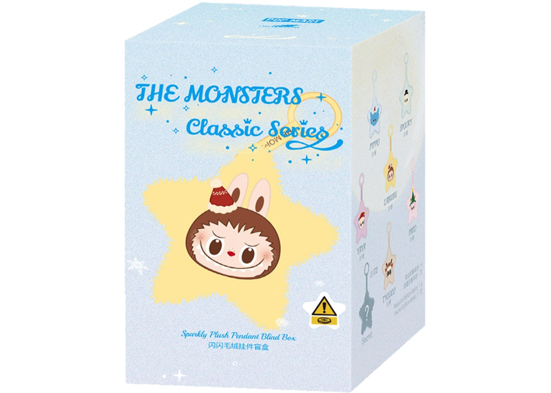 Labubu Pop Mart The Monsters Classic Series Sparkly Plush Pendant Single Blind Box-Labubu-pikastore.cz