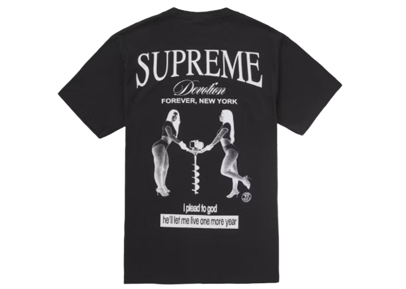 Supreme Devotion Tee Black-Supreme-pikastore.cz