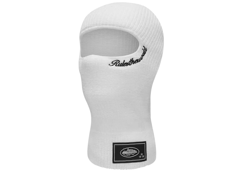 Corteiz Knit Balaclava White/Black-Corteiz-pikastore.cz