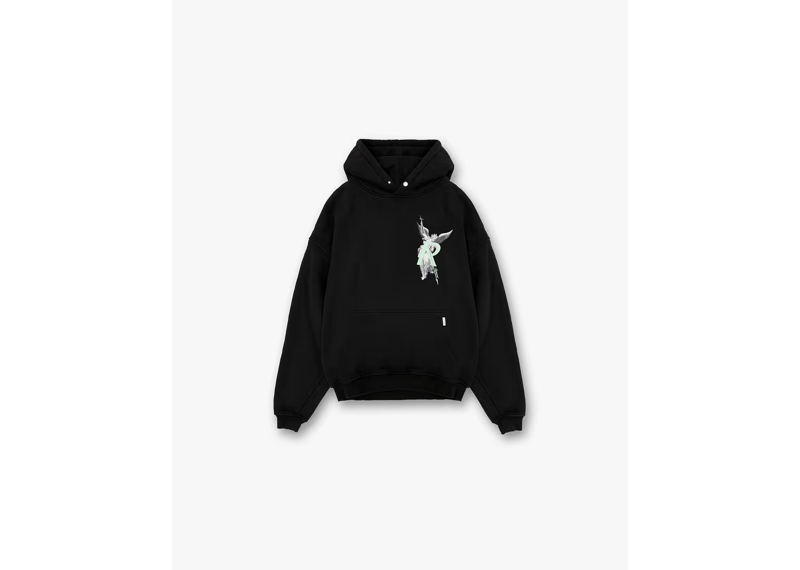 Represent Archangel Initial Hoodie Jet Black-Represent-pikastore.cz