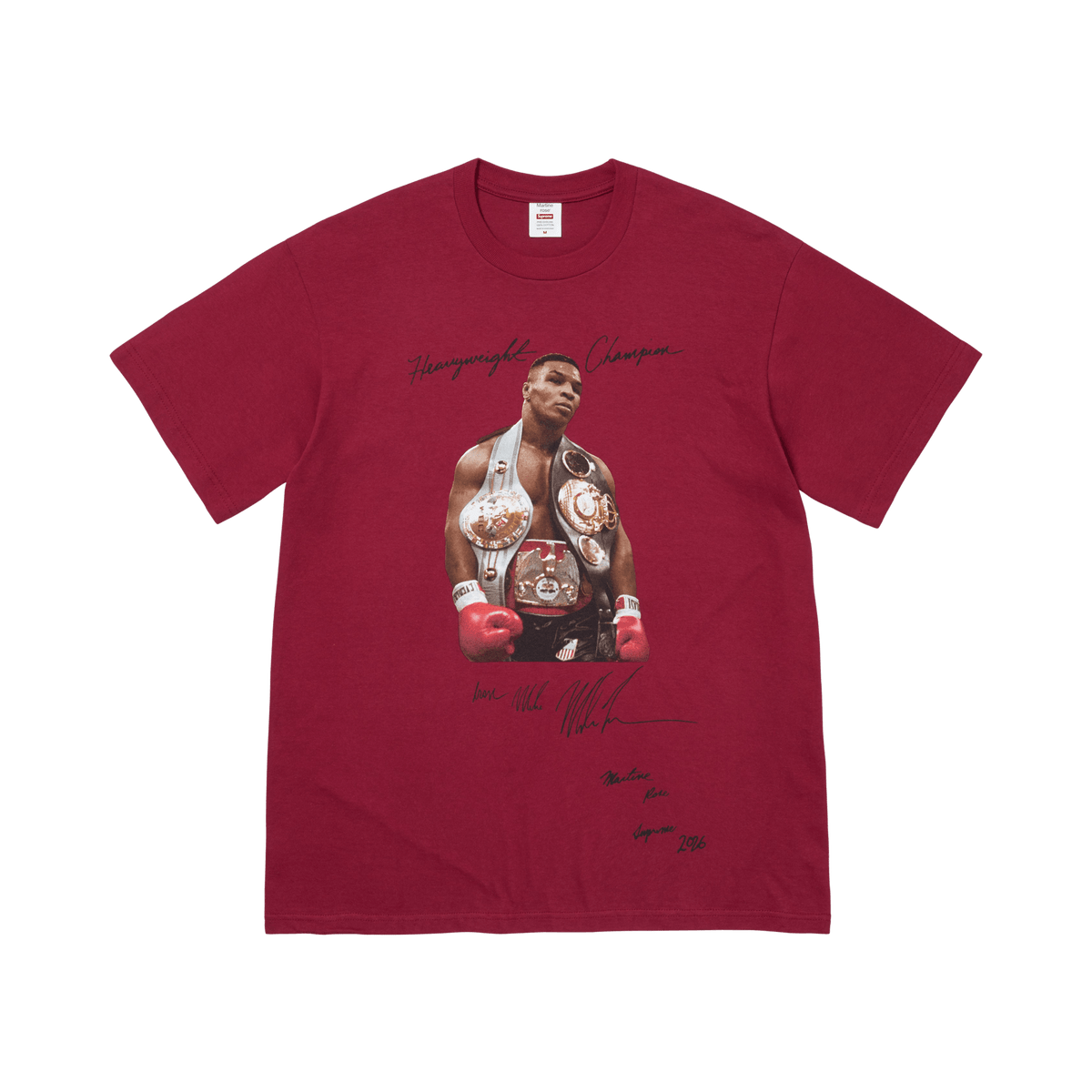 Supreme x Martine Rose Champion Tee Cardinal – t-shirt