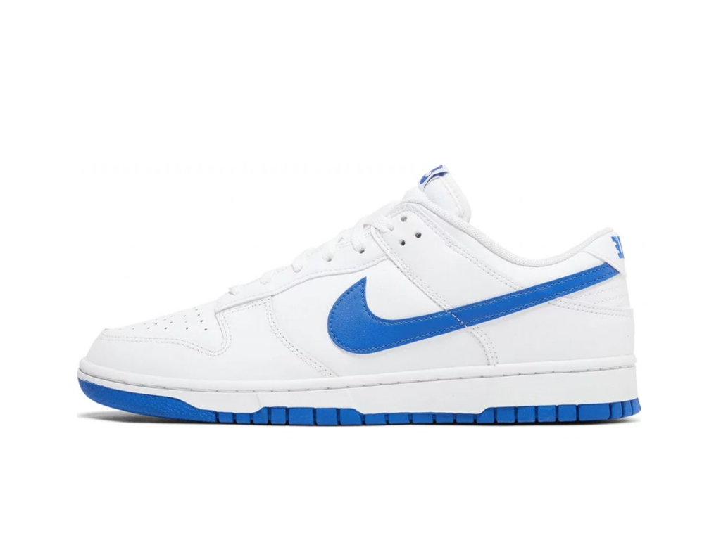 Nike Dunk Low White Hyper Royal