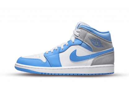 Nike Jordan 1 Mid University Blue Grey