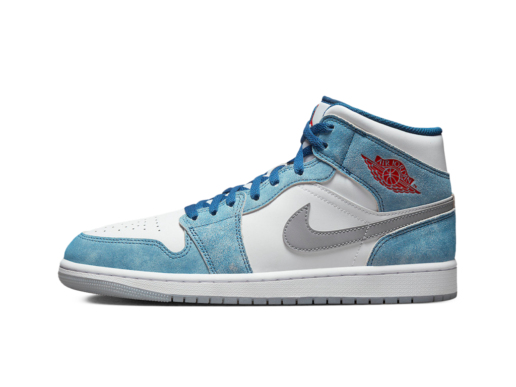 Nike Jordan 1 Mid SE French Blue Light Stel (GS)-sneakers-Air Jordan-pikastore.cz