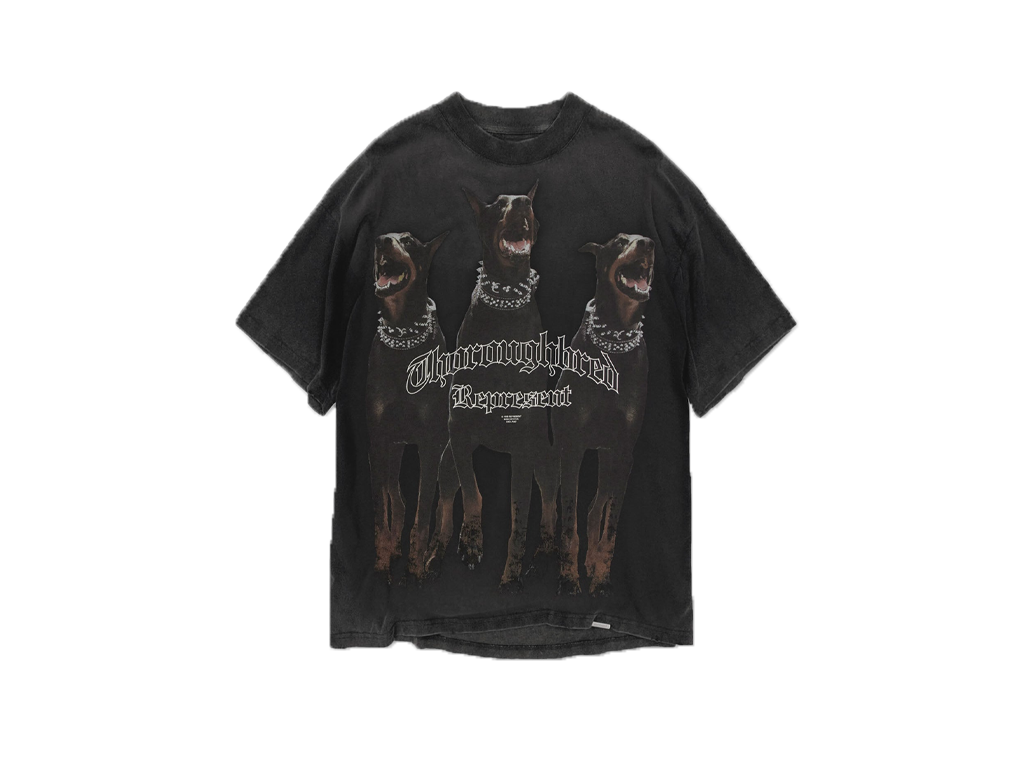 Represent Thoroughbred T-Shirt Vintage Black-Represent-pikastore.cz