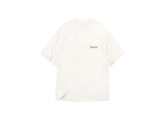 Represent Owners Club Script T-Shirt Flat White