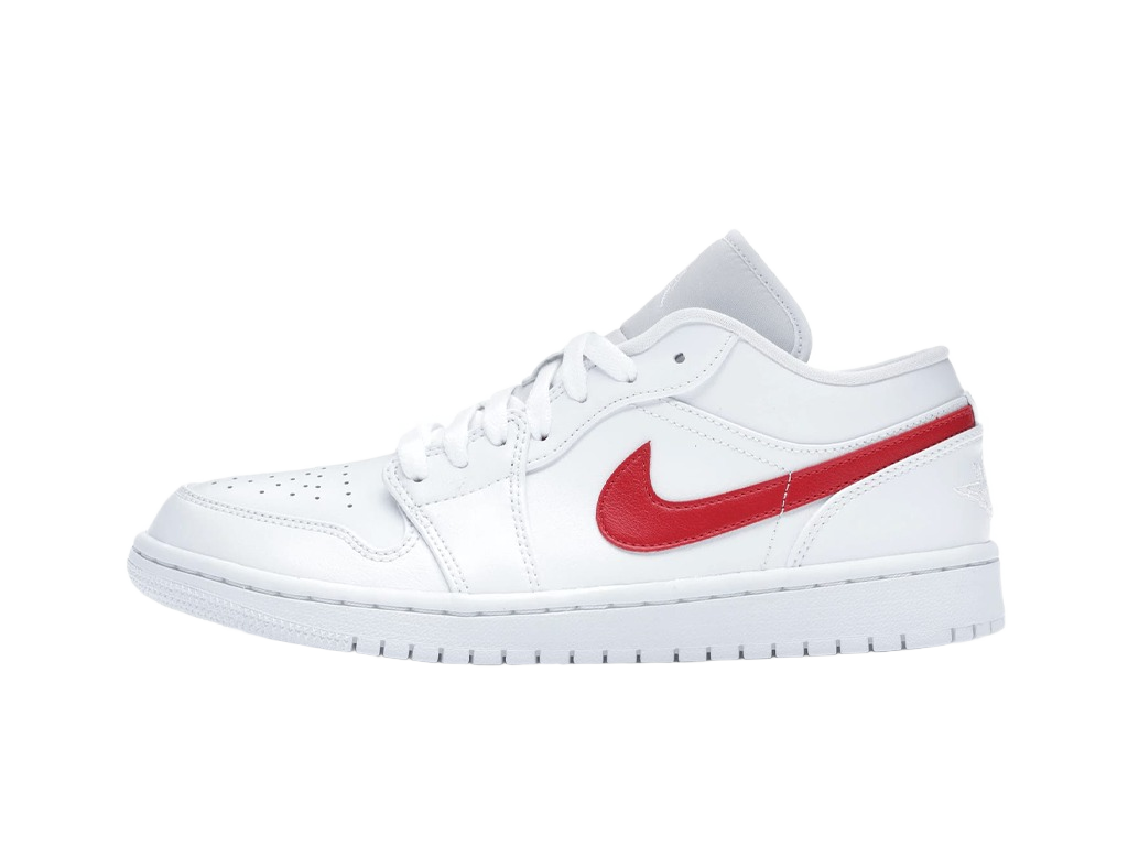Nike Air Jordan 1 Low White University Red (Women's)-sneakers-Air Jordan-pikastore.cz