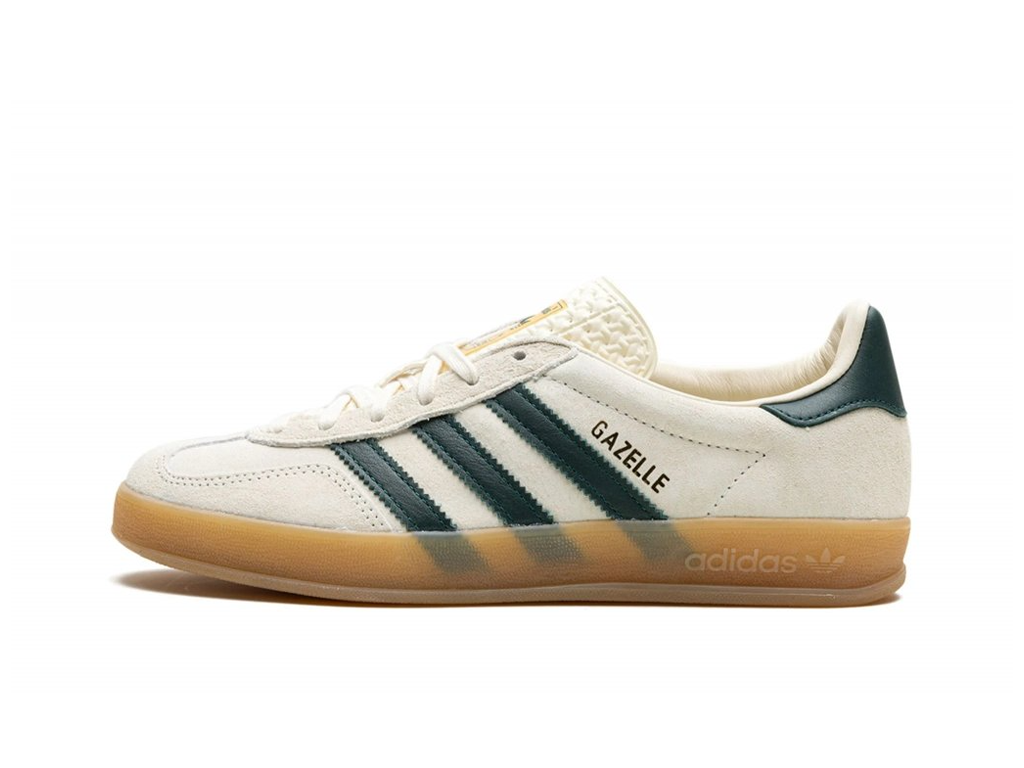 Adidas Gazelle Indoor Cream White Collegiate Green Gum