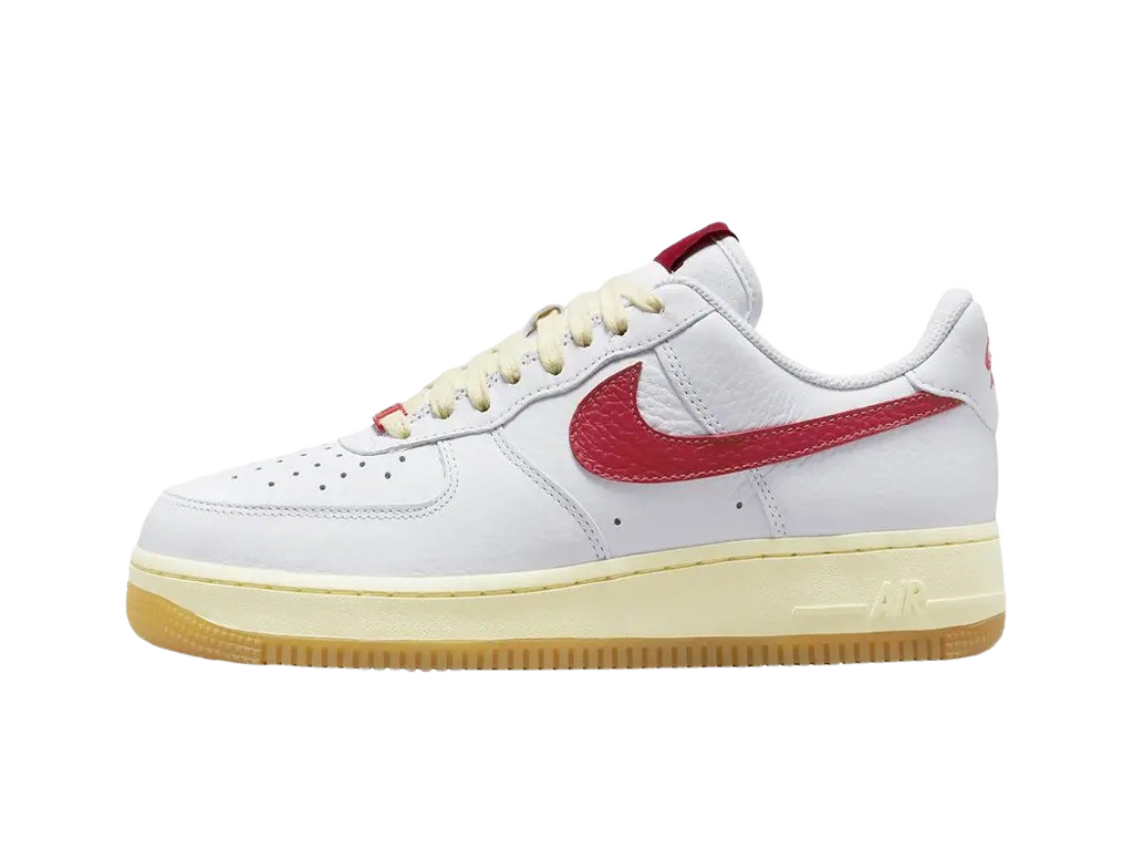 Nike Wmns Air Force 1 07 Summit White University Red-Nike-pikastore.cz