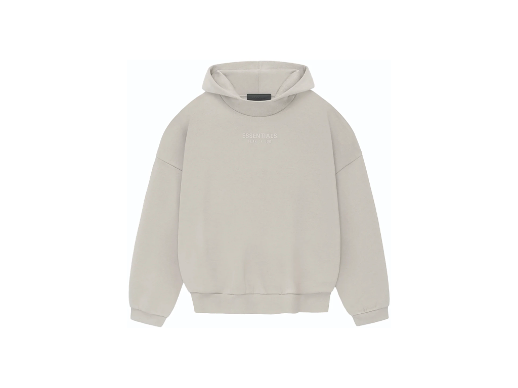 Fear of God Essentials Hoodie S23 Silver Cloud - PIKASTORE