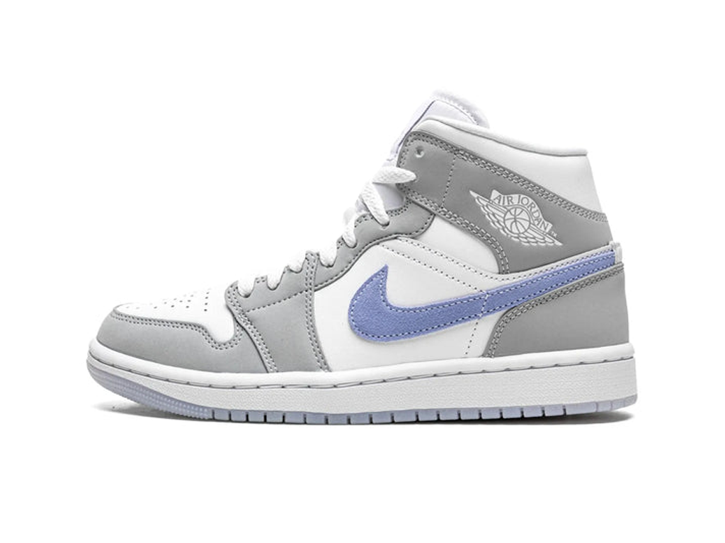Nike Jordan 1 Mid Wolf Grey Aluminum (Women's)-sneakers-Air Jordan-pikastore.cz