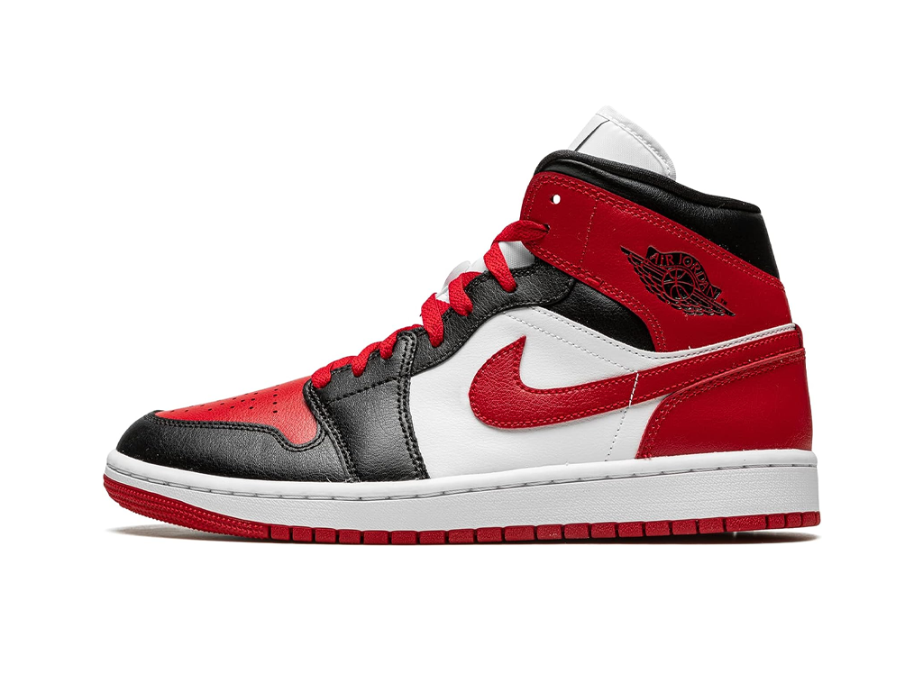 Nike Jordan 1 Mid Alternate Bred Toe (Women's)-sneakers-Air Jordan-pikastore.cz