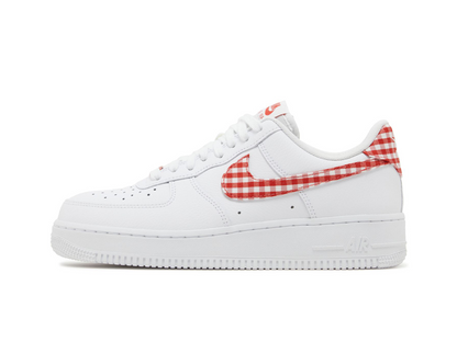 Nike Wmns Air Force 1 07 Essential Mystic Red Gingham