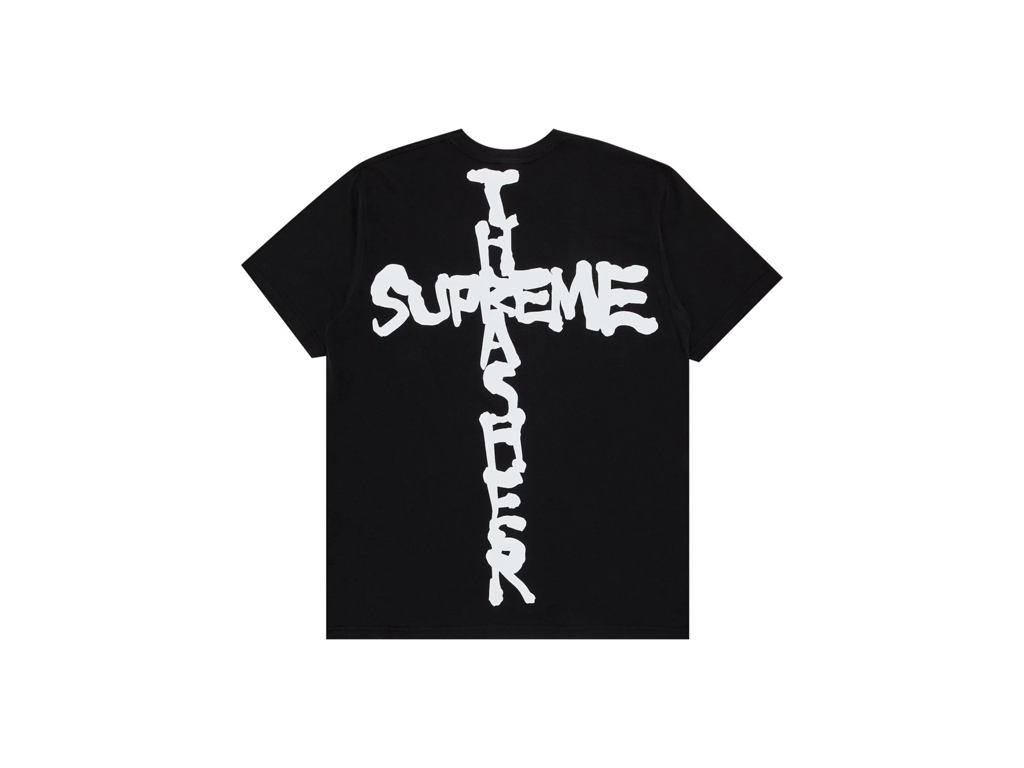 Supreme Thrasher Cross Tee Black