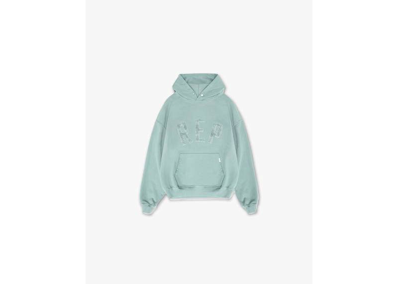 Represent Rep Applique Hoodie Forest Green-Represent-pikastore.cz