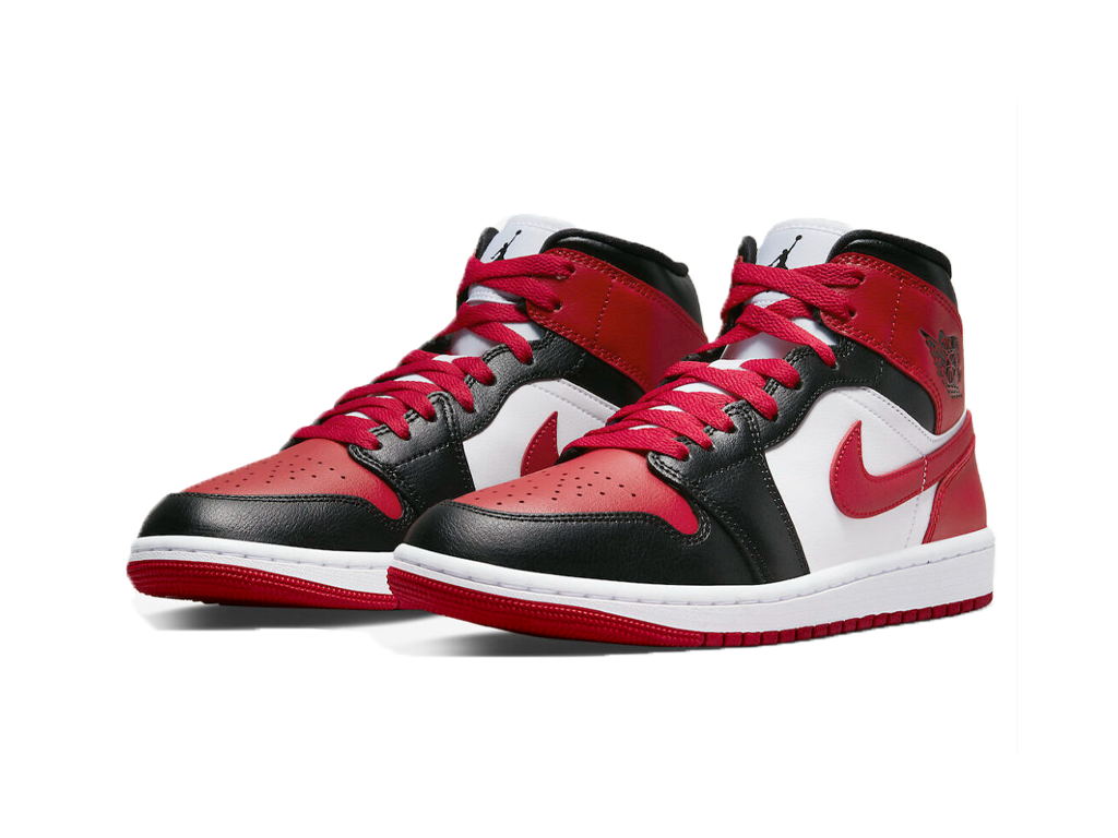 Nike Jordan 1 Mid Alternate Bred Toe (Women's)-sneakers-Air Jordan-pikastore.cz