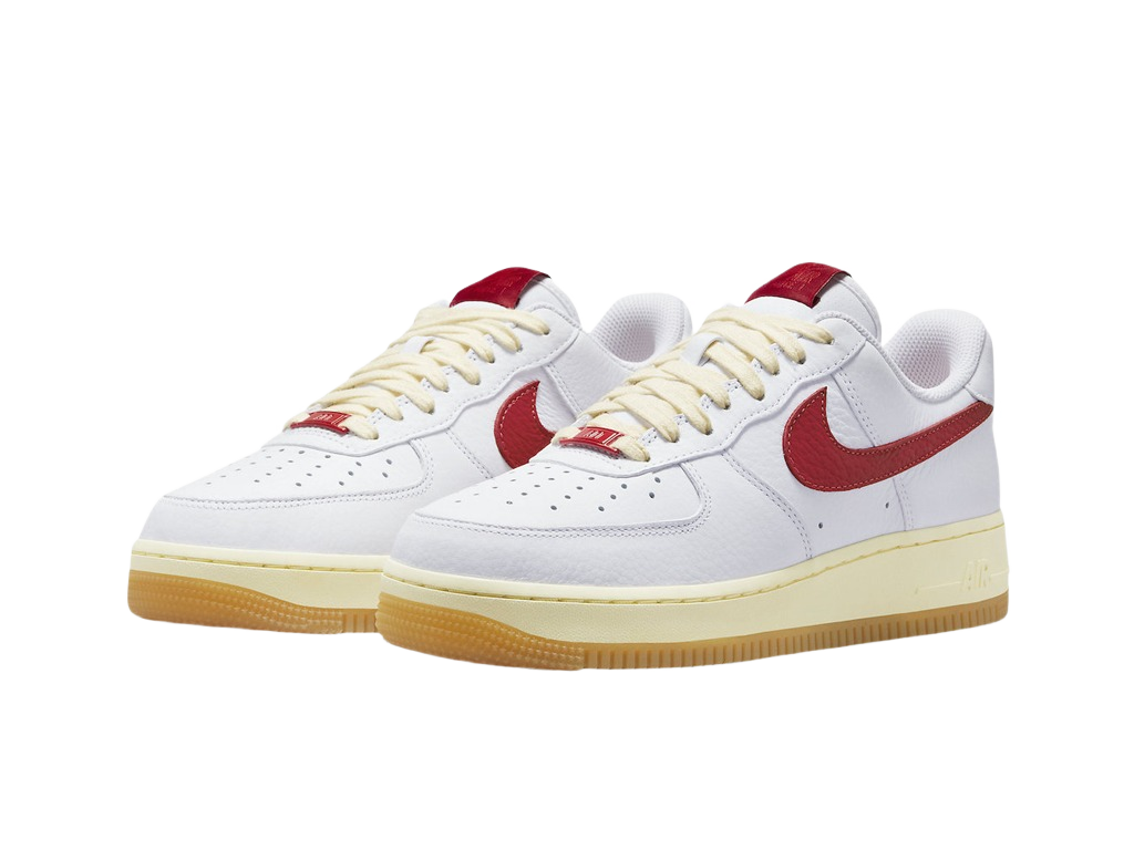Nike Wmns Air Force 1 07 Summit White University Red-Nike-pikastore.cz