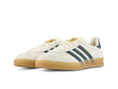 Adidas Gazelle Indoor Cream White Collegiate Green Gum