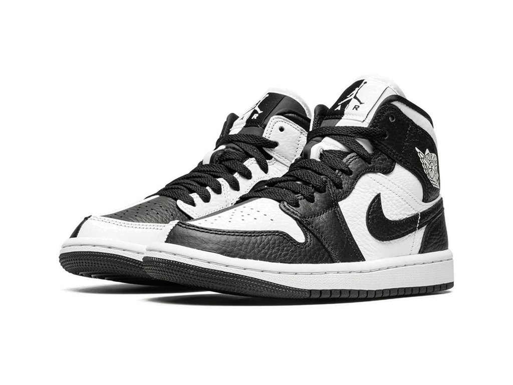 Nike Jordan 1 Mid Split Black White (Women's)-sneakers-Air Jordan-pikastore.cz