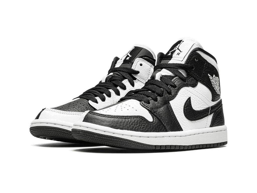 Nike Jordan 1 Mid Split Black White (Women's)