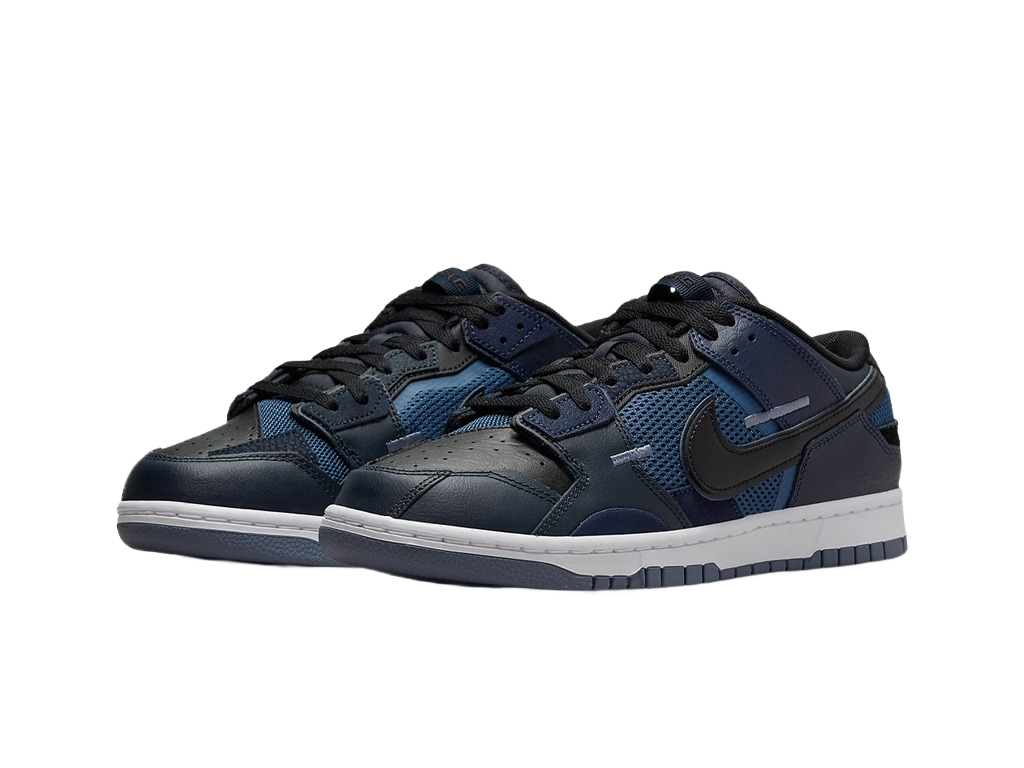 Nike Dunk Low Scrap Black Navy-sneakers-Nike-pikastore.cz