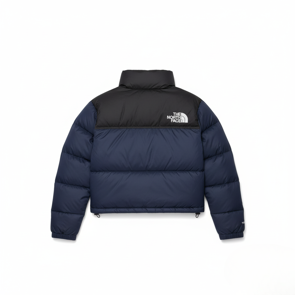 Nuptse Short Jacket Dark Blue-The North Face-pikastore.cz