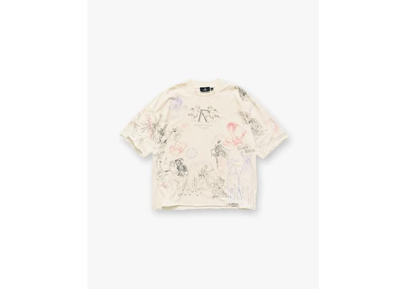Represent Legacy T-Shirt Buttercream-Represent-pikastore.cz