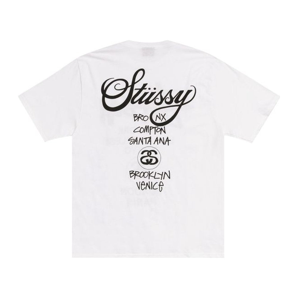 Stussy World Tour Tee White – tričko
