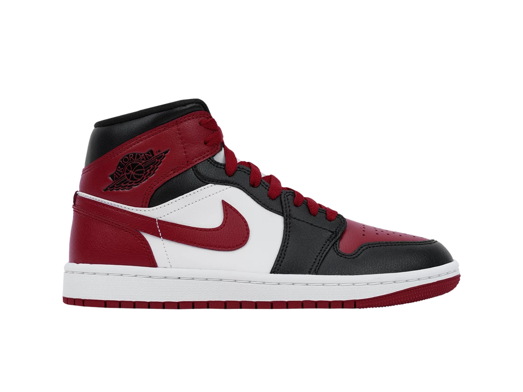 Nike Jordan 1 Mid Alternate Bred Toe (Women's)-sneakers-Air Jordan-pikastore.cz