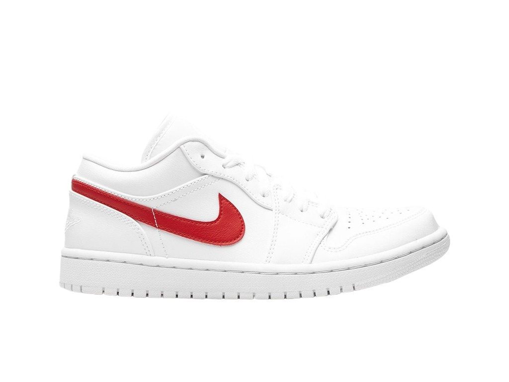 Nike Air Jordan 1 Low White University Red (Women's)-sneakers-Air Jordan-pikastore.cz